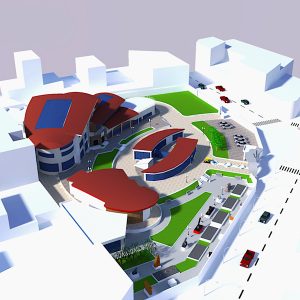 پروژه معماری مرکز هنرهای تجسمی