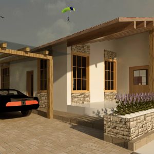 پروژه طراحی معماری خانه ویلایی