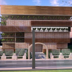 پروژه طراحی مجتمع تجاری اداری تفریح