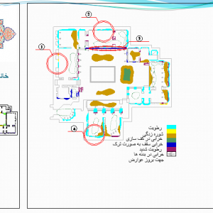 آسیب شناسی خانه افشاریان شیراز
