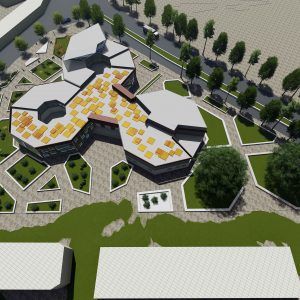 پروژه طراحی معماری فرهنگسرا