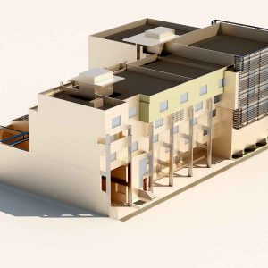 دانلود پروژه طراحی مجتمع اداری تجاری