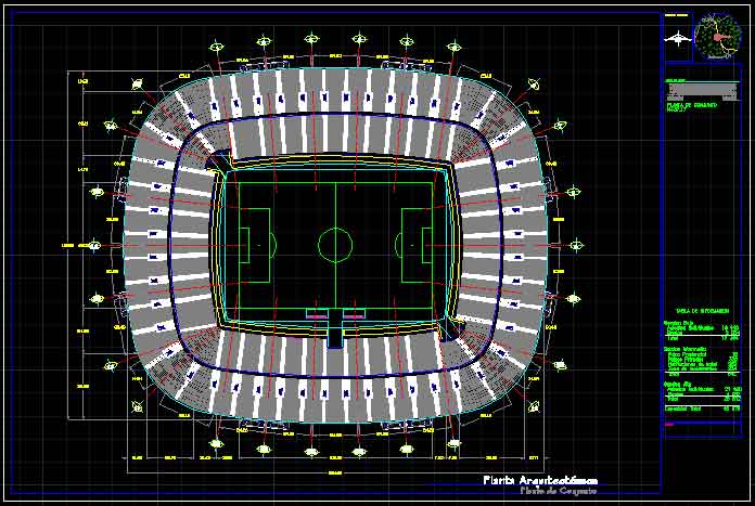 پلان استادیوم