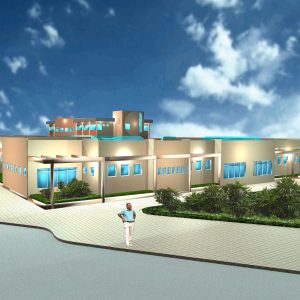 پروژه طراحی معماری بیمارستان