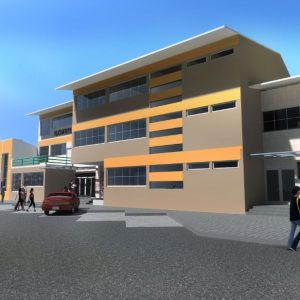 پروزه معماری ساختمان اداری