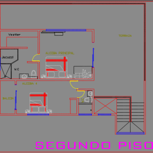 پلان طبقه دوم