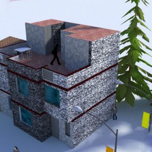 پروژه معماری خانه روستایی