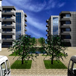 پروژه معماری مجتمع مسکونی