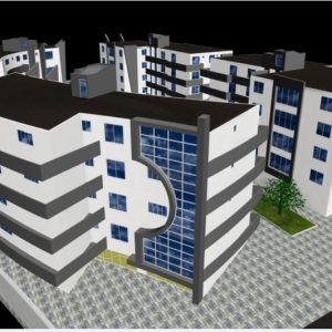پروژه معماری مجتمع مسکونی